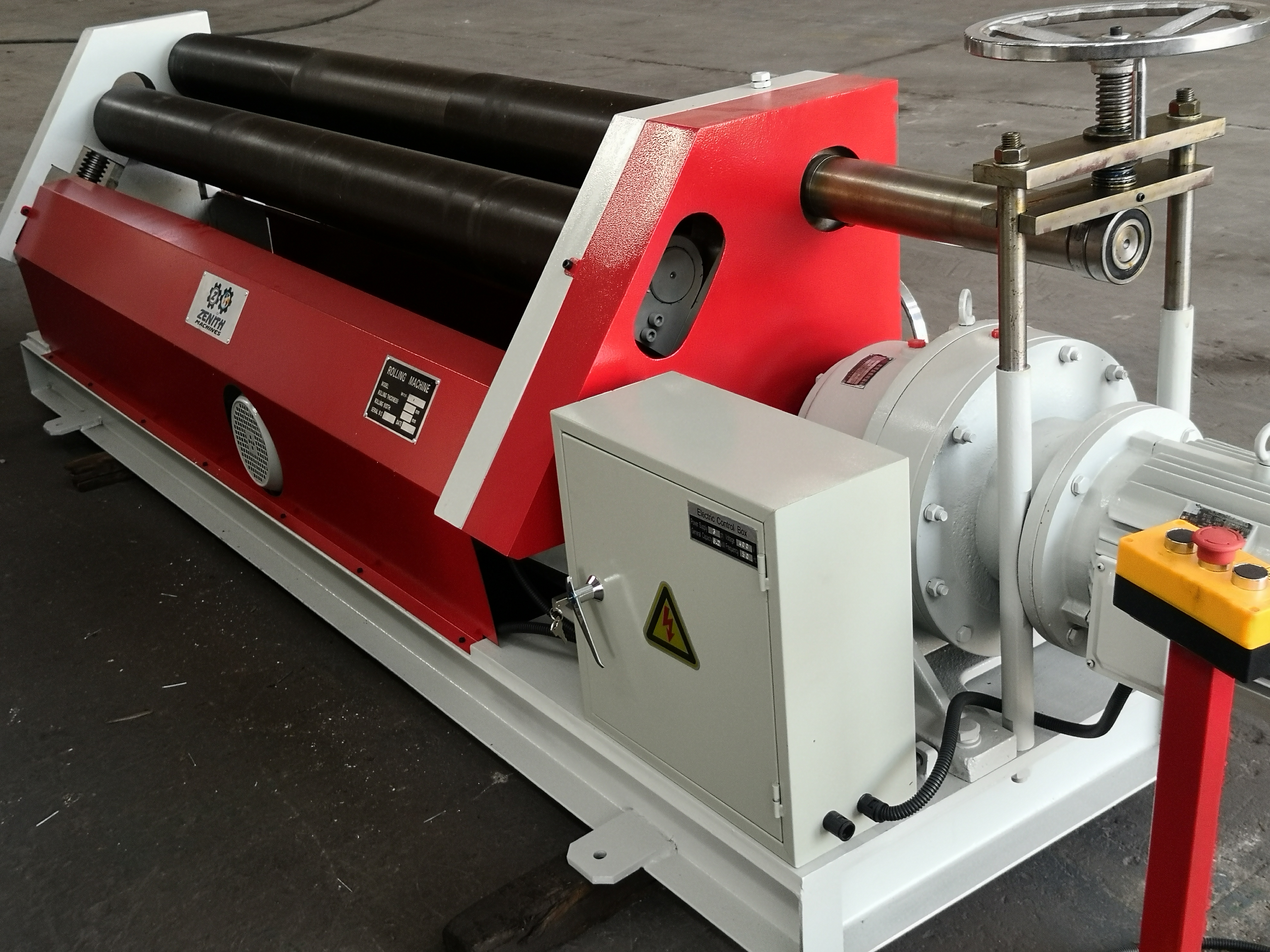 Electric Automatic Asymmetric 3 Roller Plate Rolling Machine
