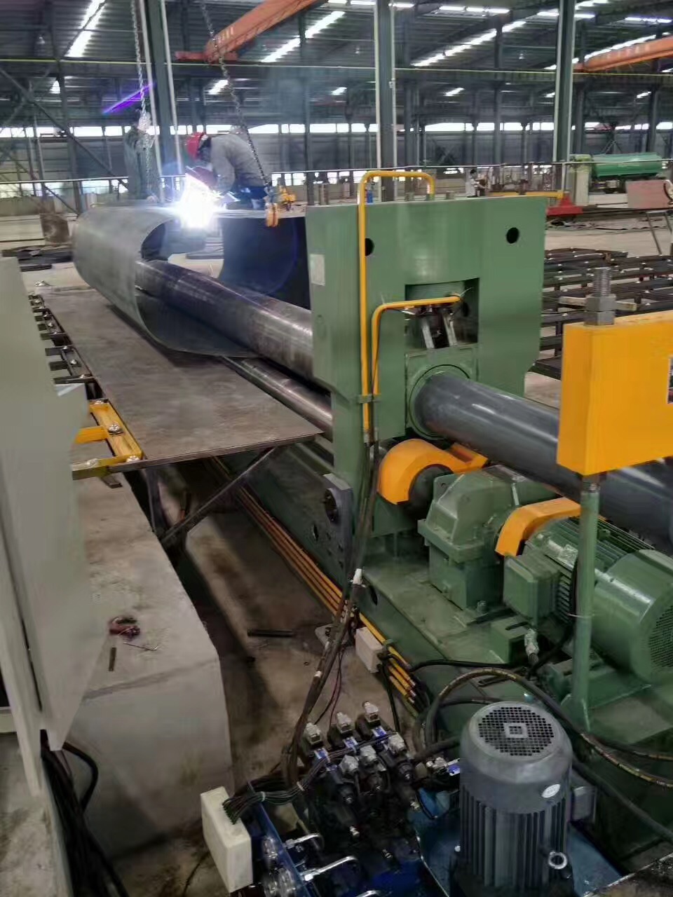 Automatic Hydraulic W11Y 3 Roller Flat Plate Bending Machine