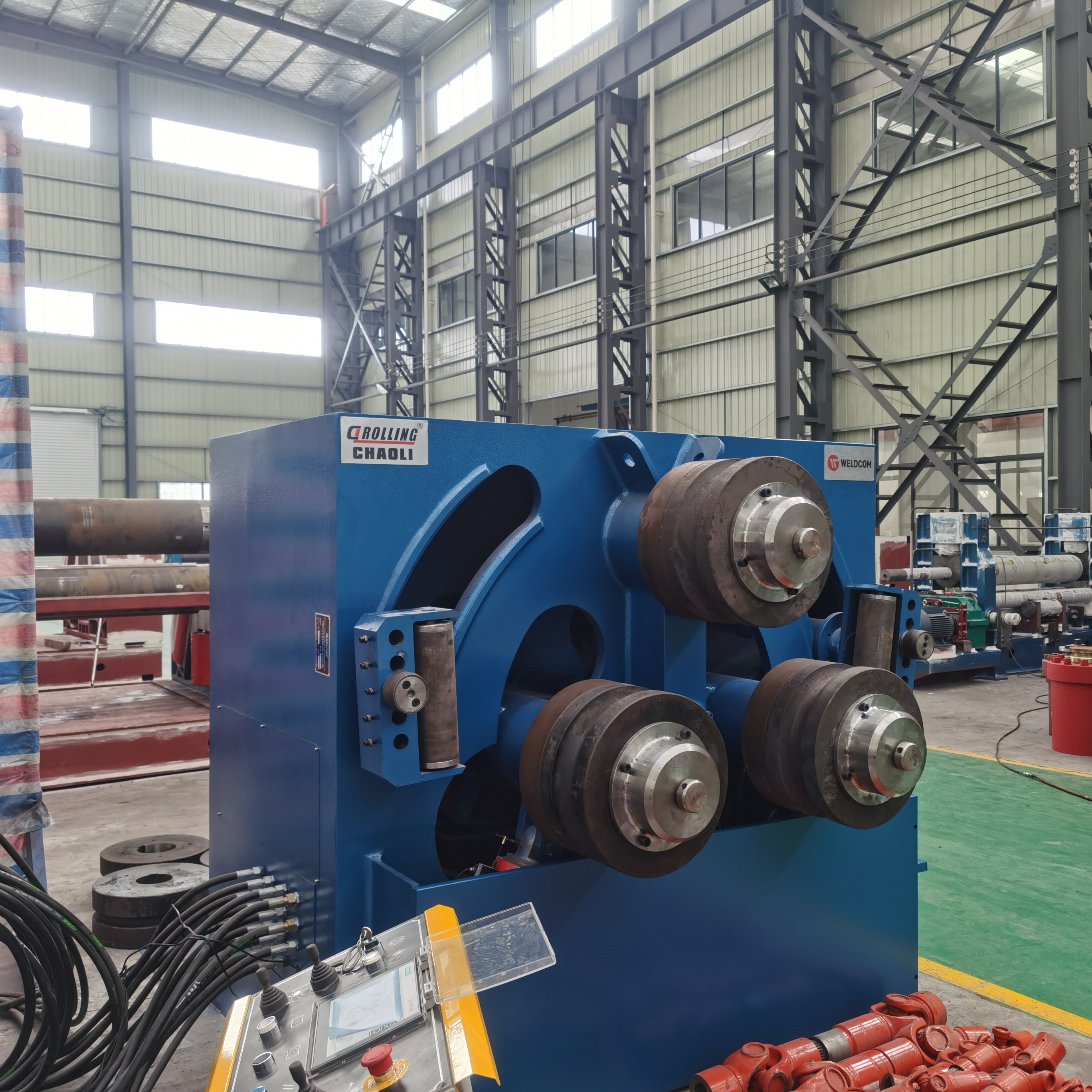 Horizontal And Vertical Hydraulic Aluminum W24 Profile Rolling Machine