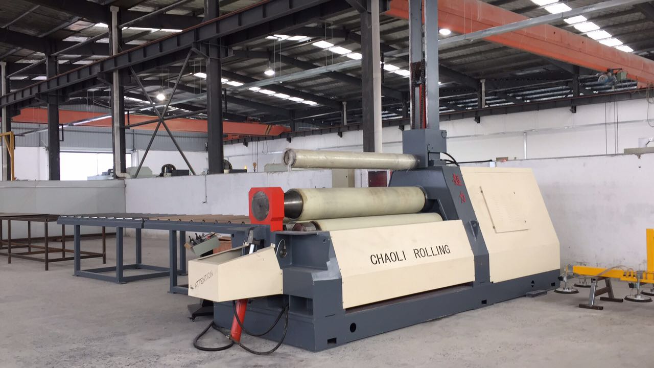 Fully Auto Electronical Steel Plate 4-Roll Rolling Machine